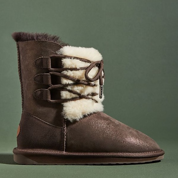 Anthropologie Shoes - Anthropologie Emu Sorby Shearling Brown Boots 6